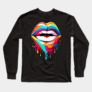 Colorful lips Long Sleeve T-Shirt